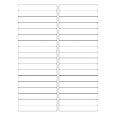 40024 - Label Size 99mm x 15mm - 36 label(s) per sheet 
