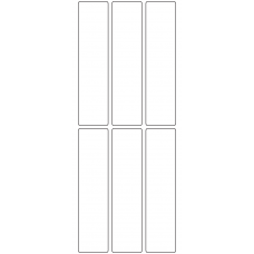 11016 - Label Size 30mm x 124mm - 1650 labels per roll 